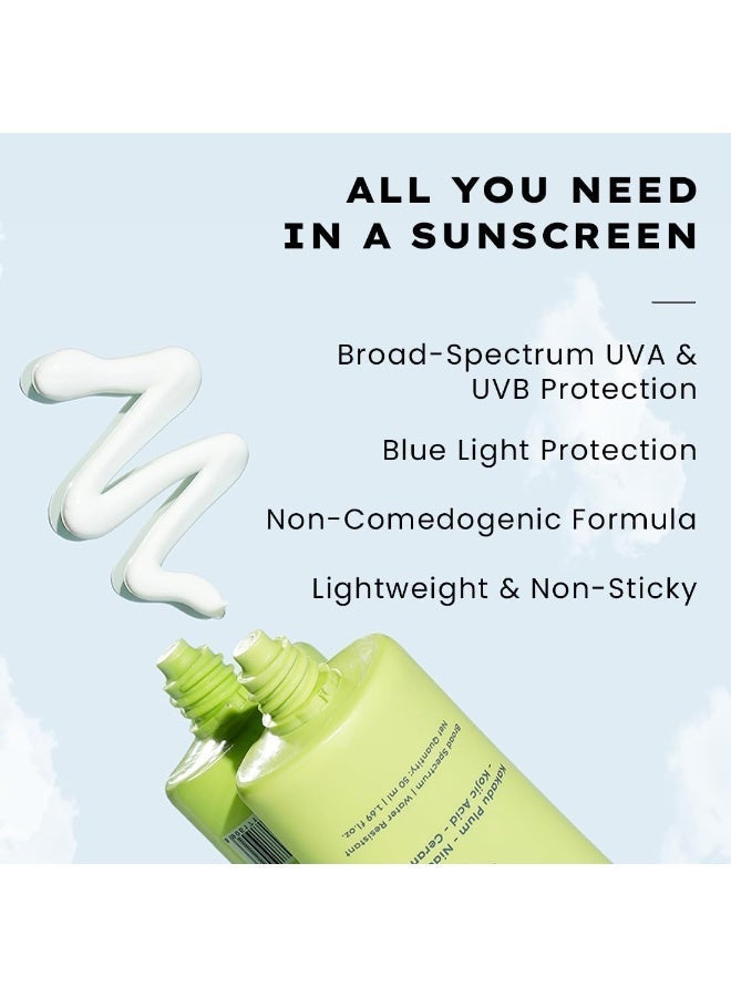 Hyphen All I Need Sunscreen SPF 50 PA ++++ |Lightweight Sun Cream That Moisturizes & Leaves No White Cast| UVA & UVB Sun Protection & Blue Light Protection|For Women & Men| Rich in Anti-Oxidants| 50ml - Image 3